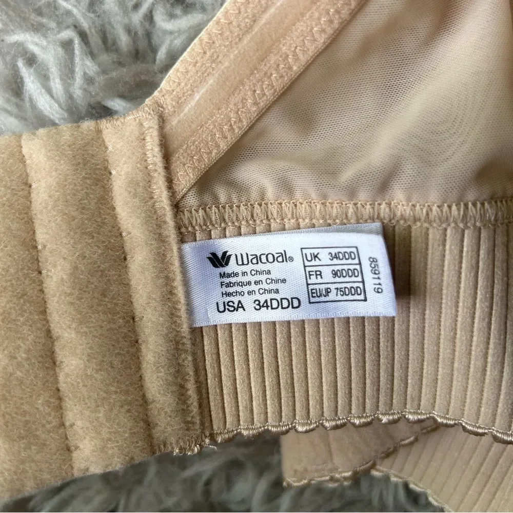 Wacoal Red Carpet Long Line bustier bra top women’s size 34DDD - Picture 10 of 10